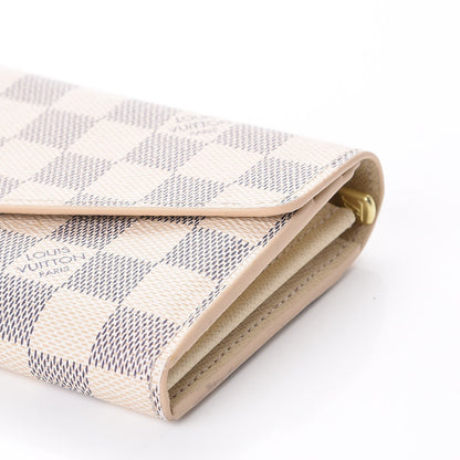 Louis Vuitton Damier Azur Sarah Wallet NM 10 of 12