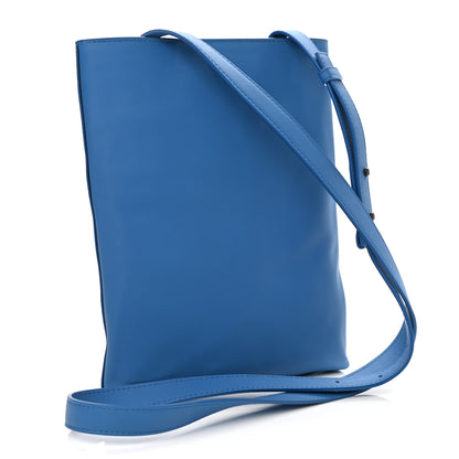 Bottega Veneta Nappa VN Crossbody Messenger Bag Blue 3 of 9