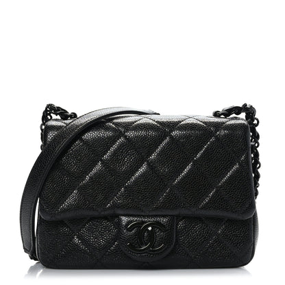 Chanel Caviar Quilted Incognito Mini Square Flap Black 1 of 9