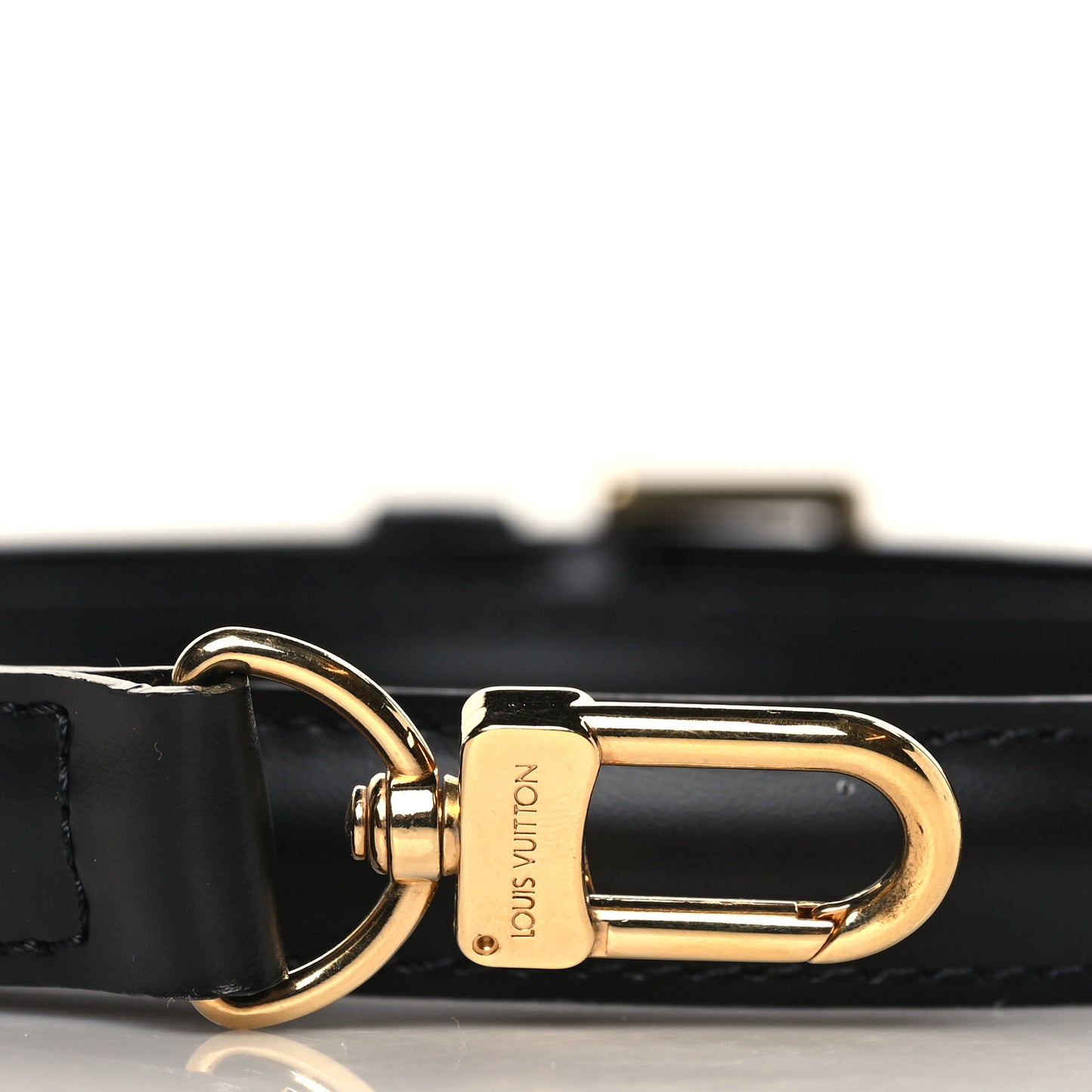 Calfskin 16mm Adjustable Shoulder Strap Black