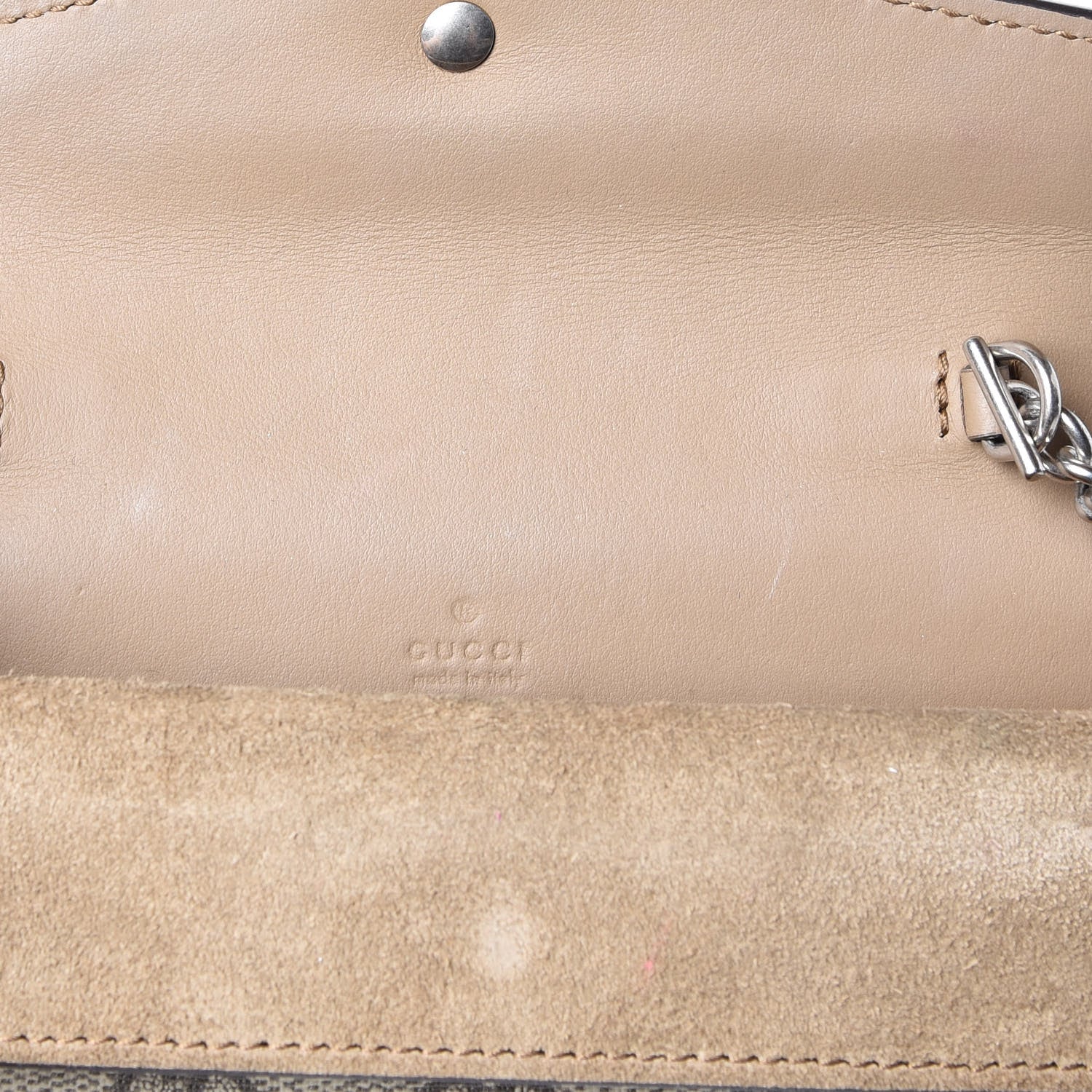 Gucci GG Supreme Monogram Super Mini Dionysus Shoulder Bag Taupe 6 of 12