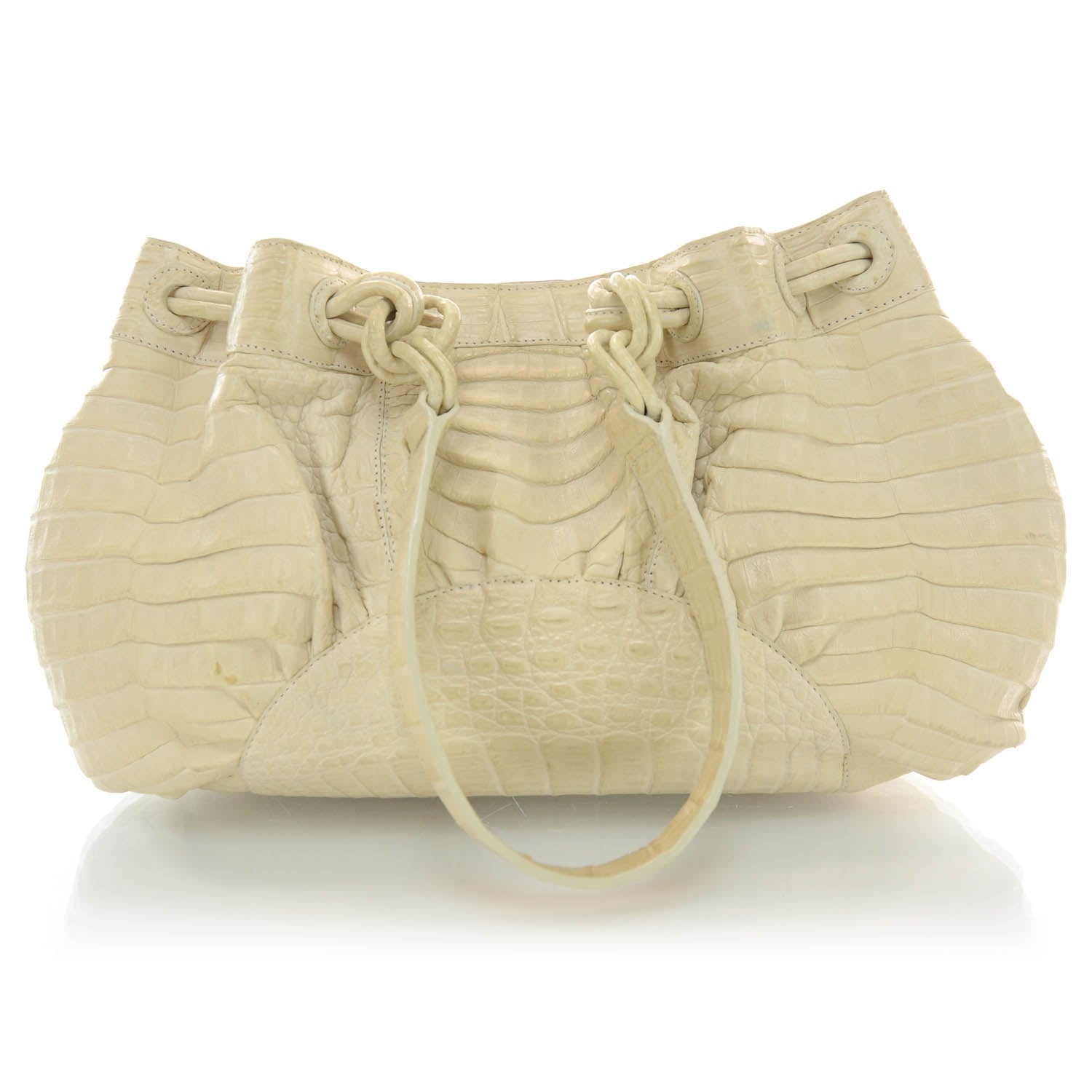 Nancy Gonzalez Crocodile Tote Beige 3 of 7
