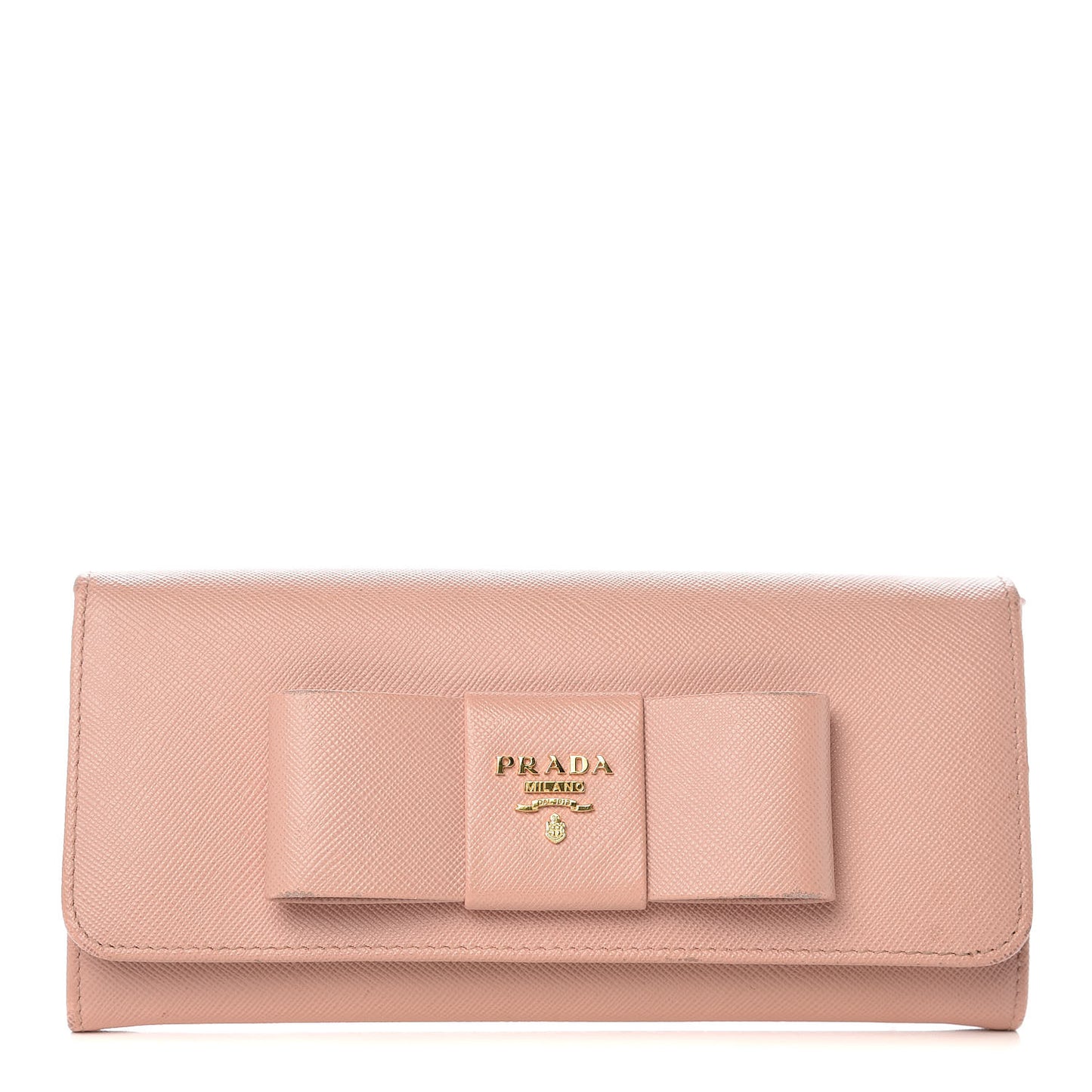 Saffiano Bow Continental Wallet Orchidea
