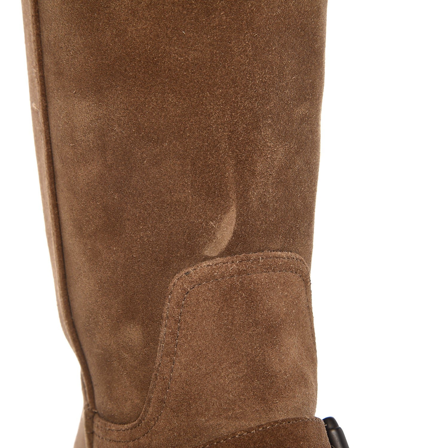 Bottega Veneta Suede Zip Knee High Boots 38 Natural 22 of 22