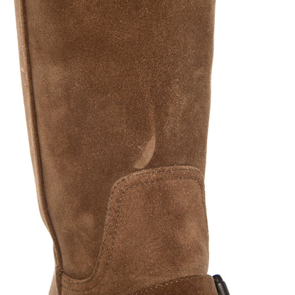 Bottega Veneta Suede Zip Knee High Boots 38 Natural 22 of 22