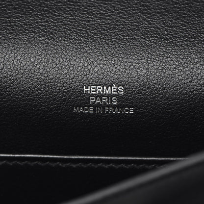 Hermes Swift Kelly Pochette Clutch Black 6 of 25