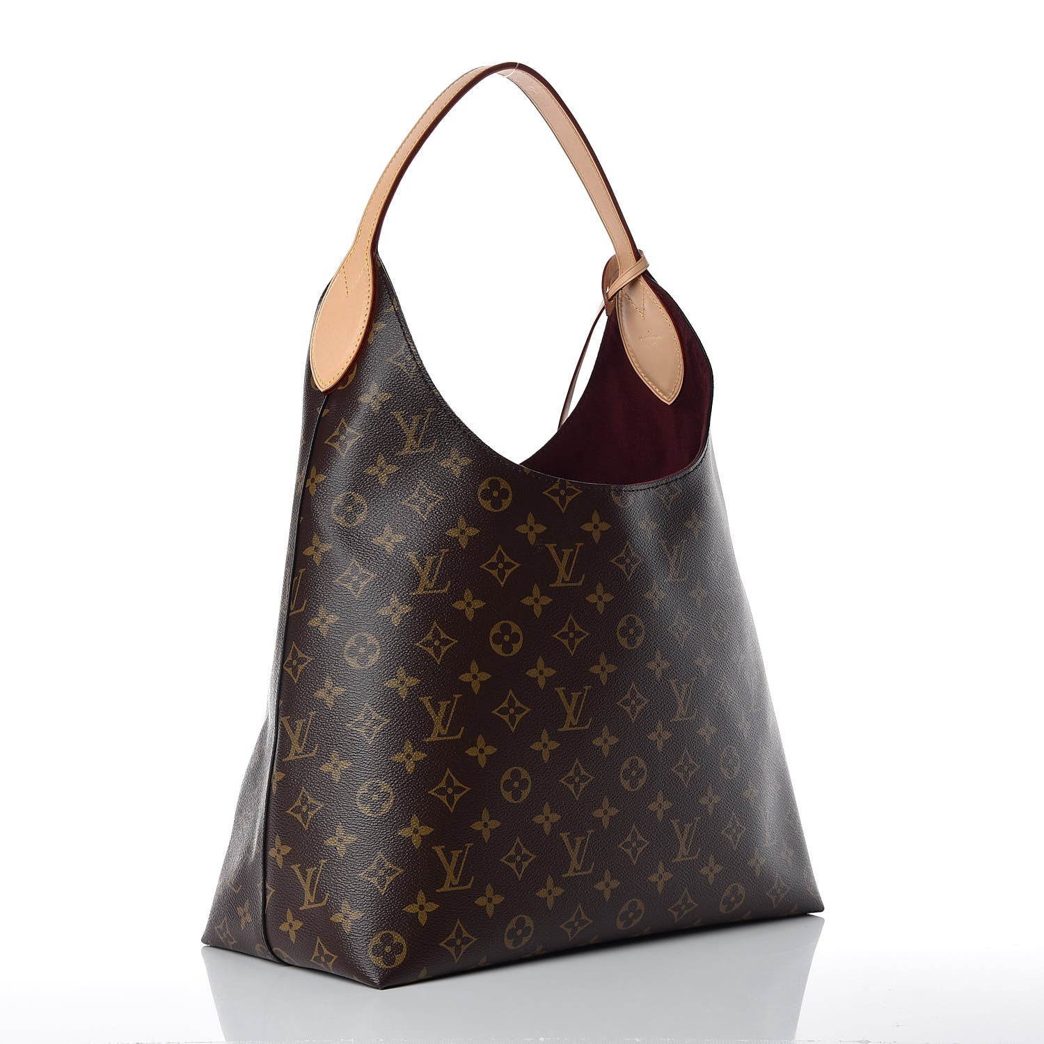 Louis Vuitton Monogram Flower Hobo Beige 3 of 16