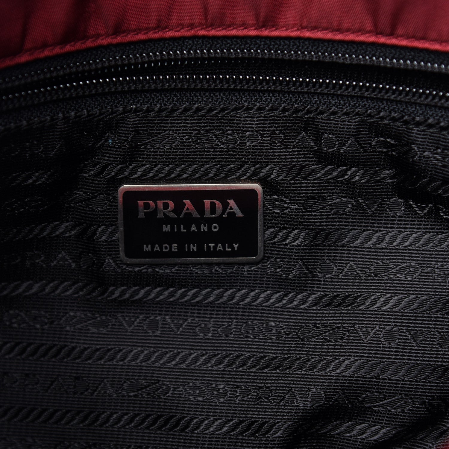 Prada Tessuto Nylon Tote Fuoco 6 of 9