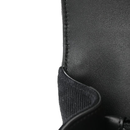 Saint Laurent Corduroy Matelasse Chevron Monogram Medium College Bag Softy Black 15 of 15