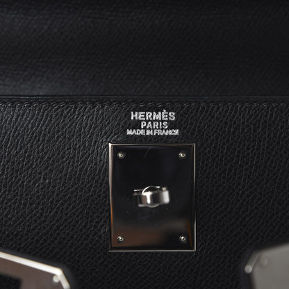 Hermes Epsom Kelly Sellier 32 Black 8 of 10