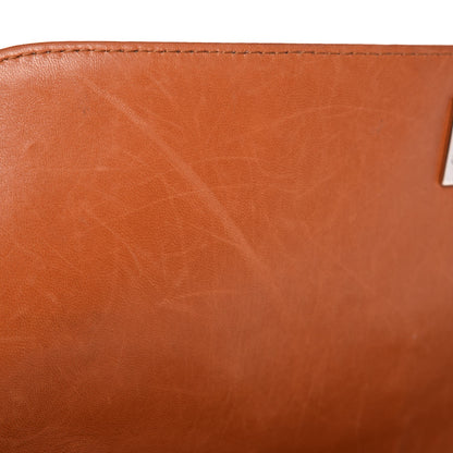 Chanel Vinyl Quilted In the Business Flap Bag Orange 9 of 9