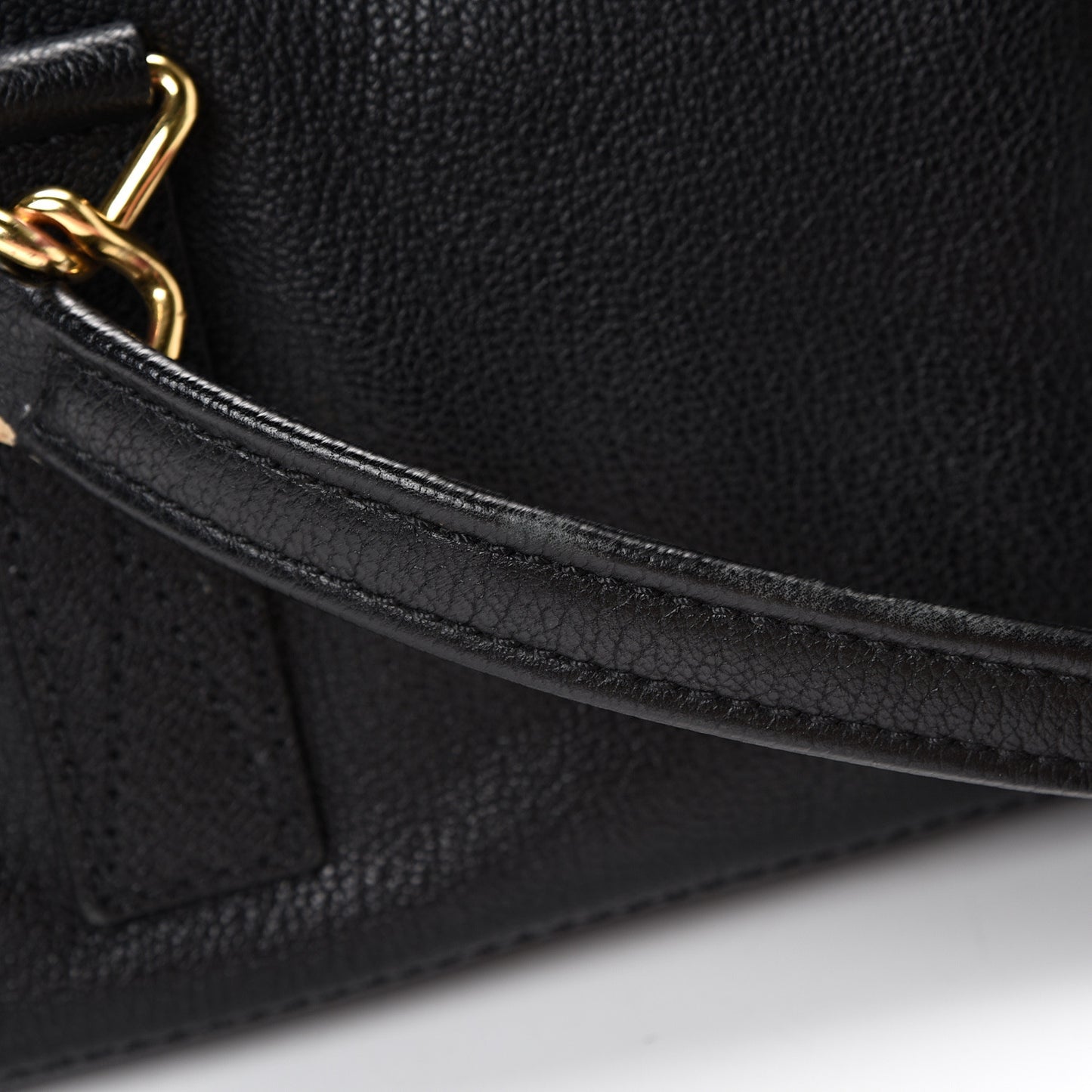 Pebbled Calfskin Wellington Satchel Black