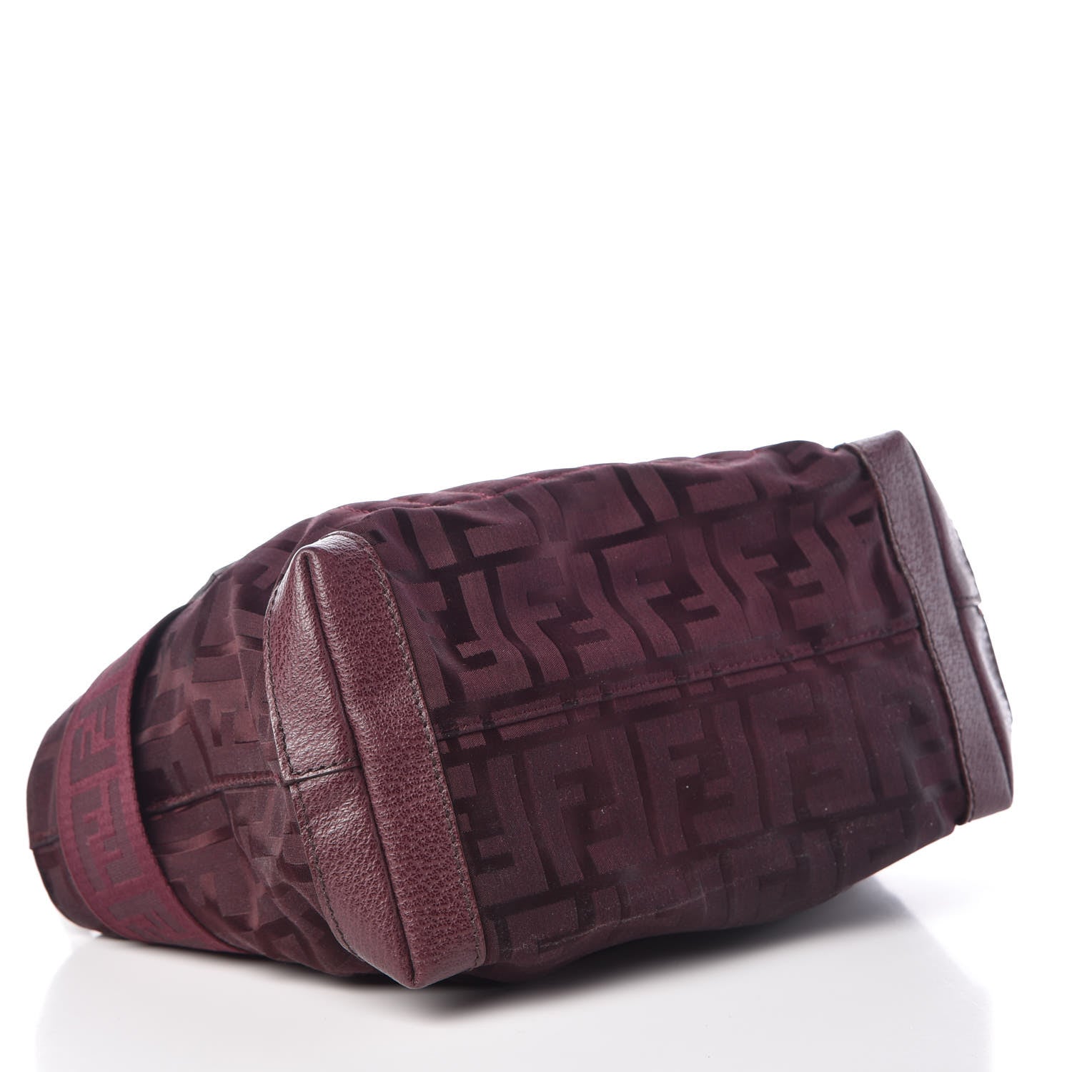 Fendi Zucca Cinghiale Medium Zip Code Shopping Tote Purple 4 of 10