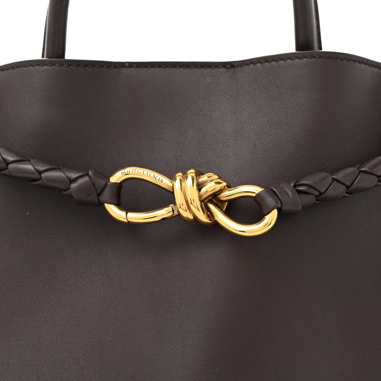 Silky Calfskin Medium Andiamo Shoulder Bag Fondant