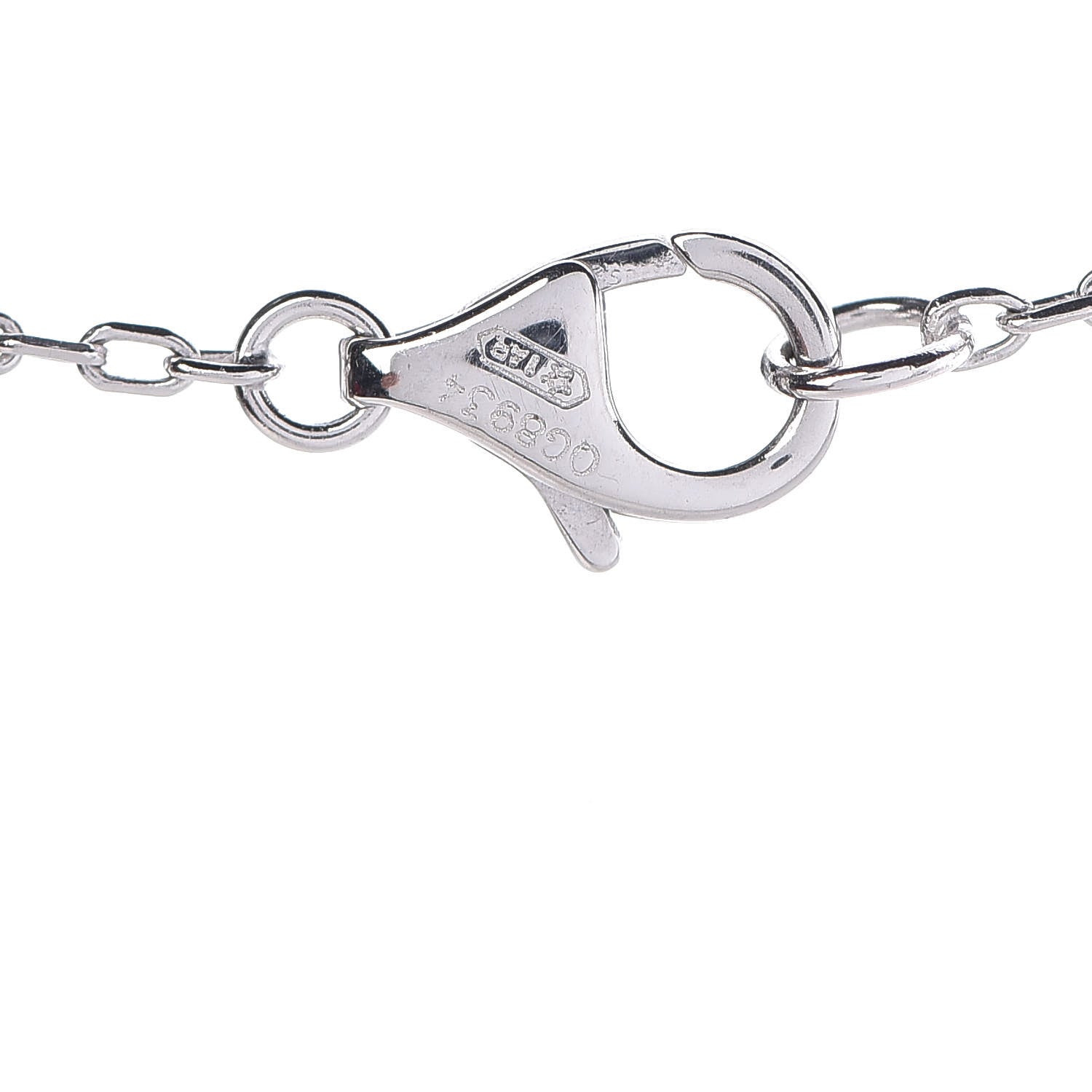 Cartier 18K White Gold Diamond SM D'Amour Pendant Necklace 6 of 6