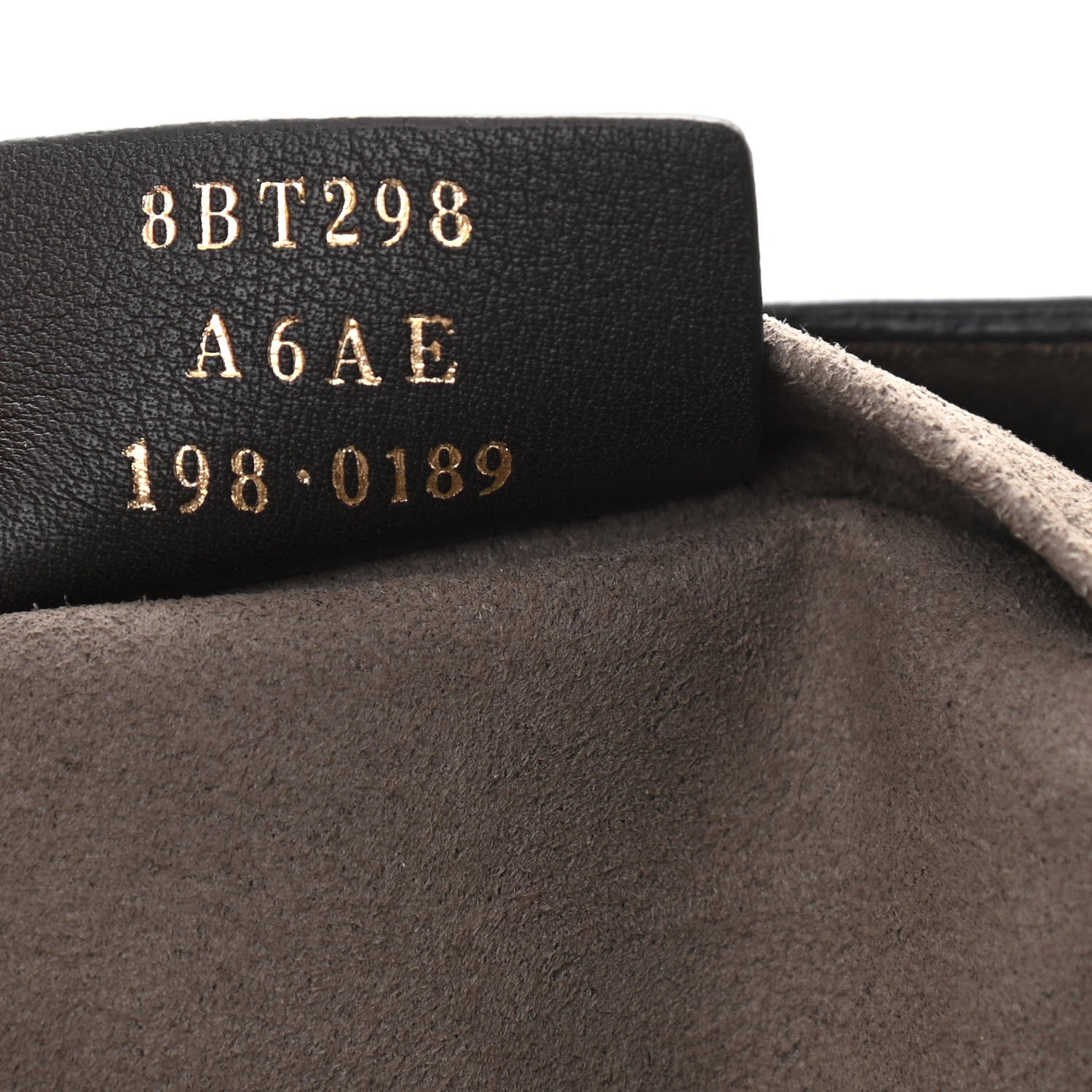 Fendi Vitello Grace F is Fendi Bi-Color FF 1974 Embossed Grande Mon Tresor Bucket Bag Maya Black Fragola 7 of 10