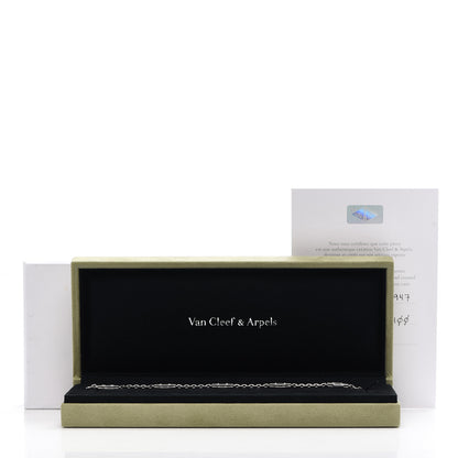 Van Cleef & Arpels 18K White Gold Mother of Pearl 5 Motifs Vintage Alhambra Bracelet 7 of 7