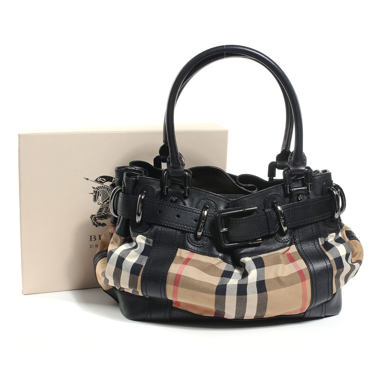 Burberry House Check Large Beaton Black 2 of 10