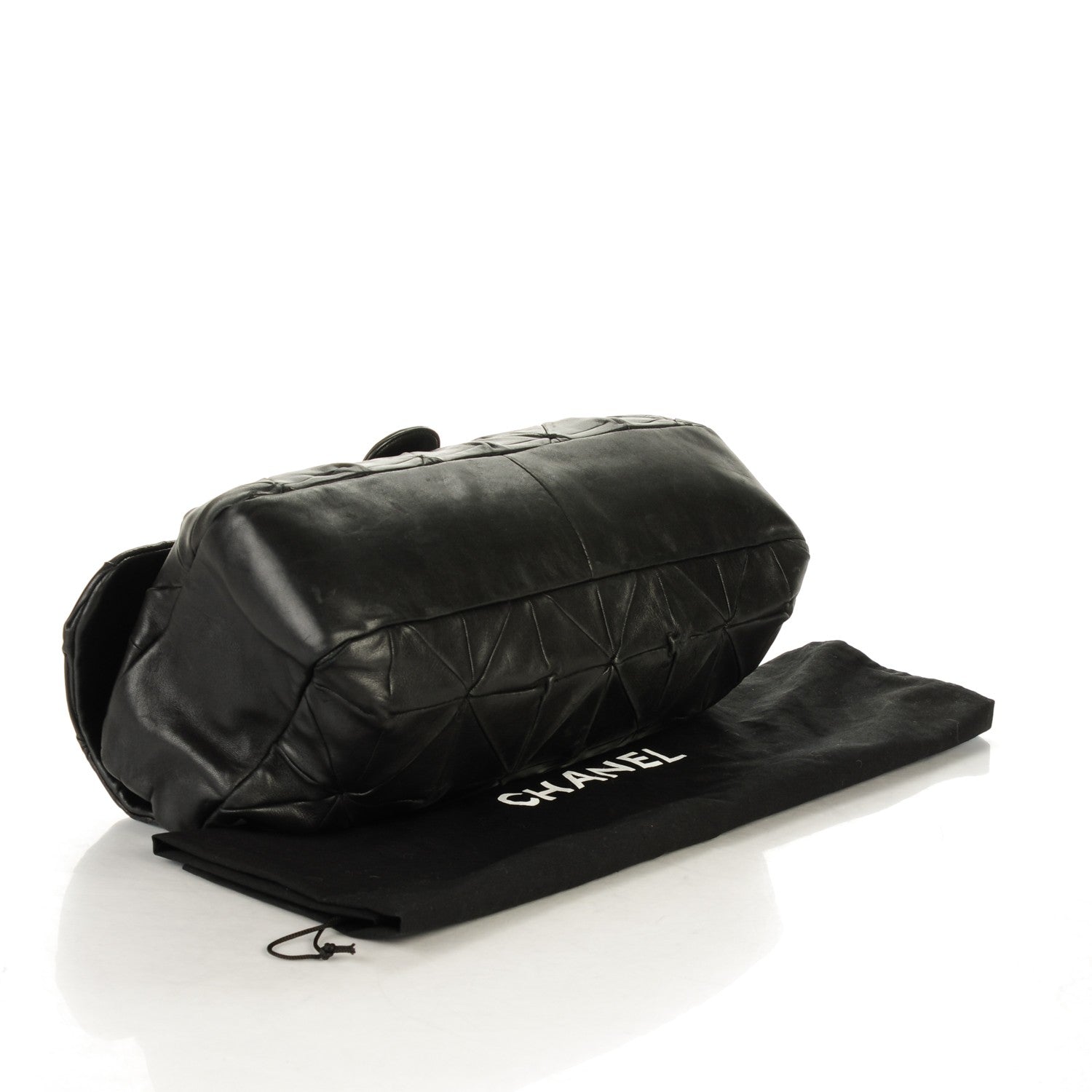 Chanel Lambskin Quilted Soft Squares Origami Flap Black 4 of 7