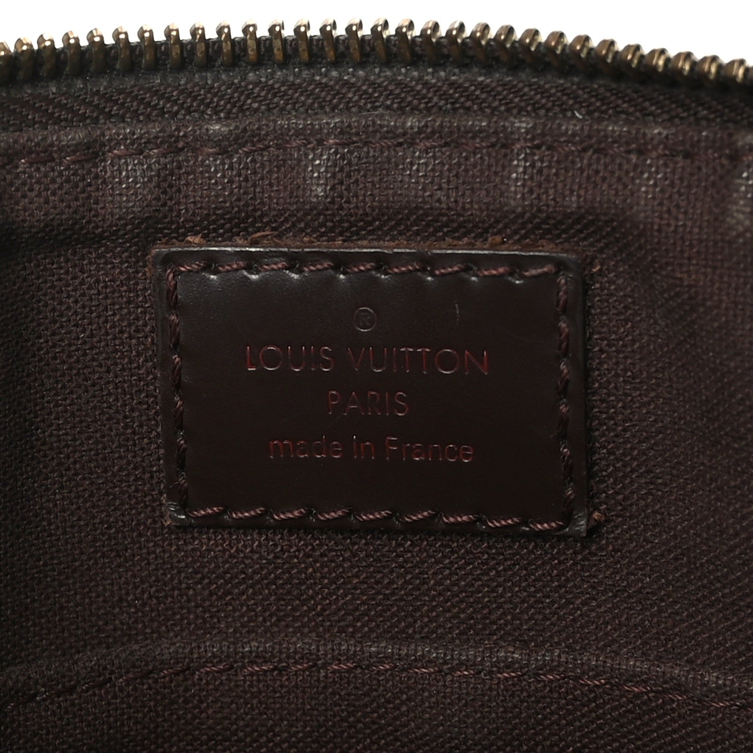 Louis Vuitton Damier Ebene Brooklyn Flat Pochette 6 of 8