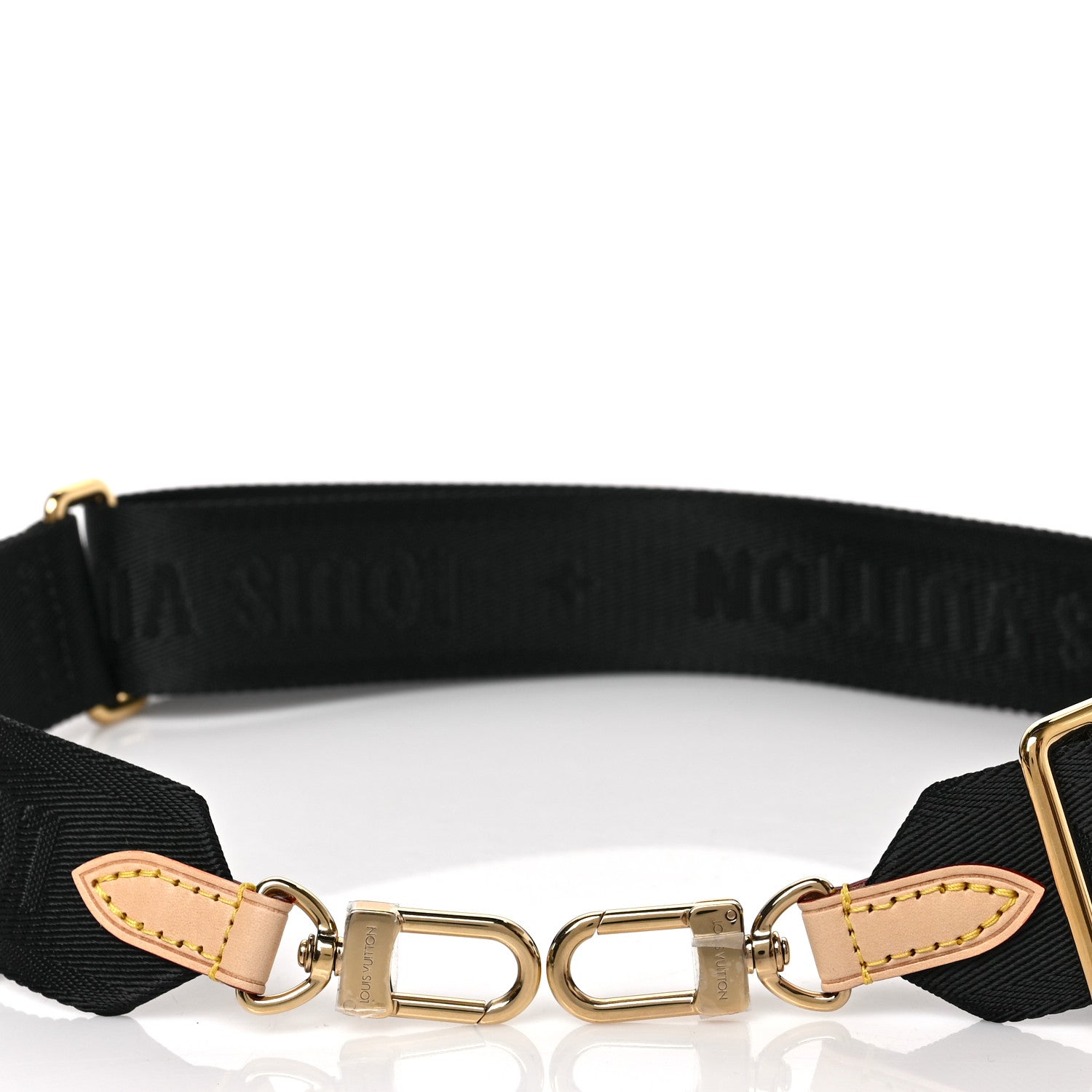 Louis Vuitton Nylon Multi Pochette Accessories Bandouliere Shoulder Strap Black 2 of 3