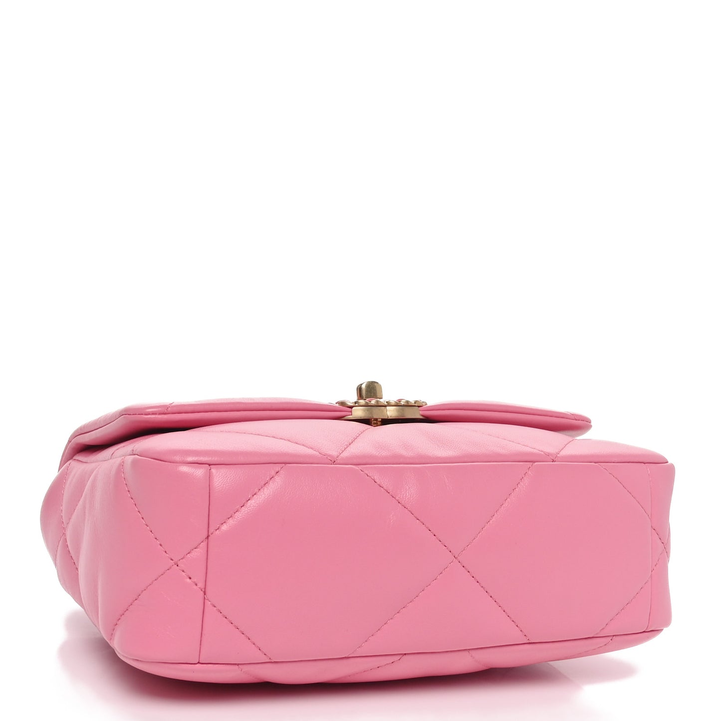 Lambskin Quilted Medium Chanel 19 Flap Pink