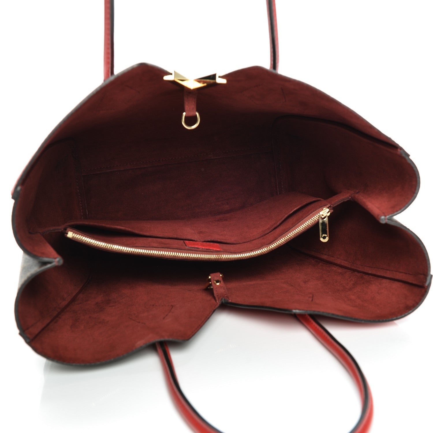 Louis Vuitton Calfskin Monogram Kimono Tote Cherry 5 of 8
