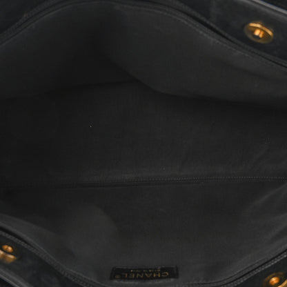 Chanel Calfskin Cerf Executive Shopper Tote Black 5 of 11