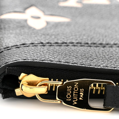 Louis Vuitton Empreinte Monogram Giant Daily Pouch Black Beige 8 of 9