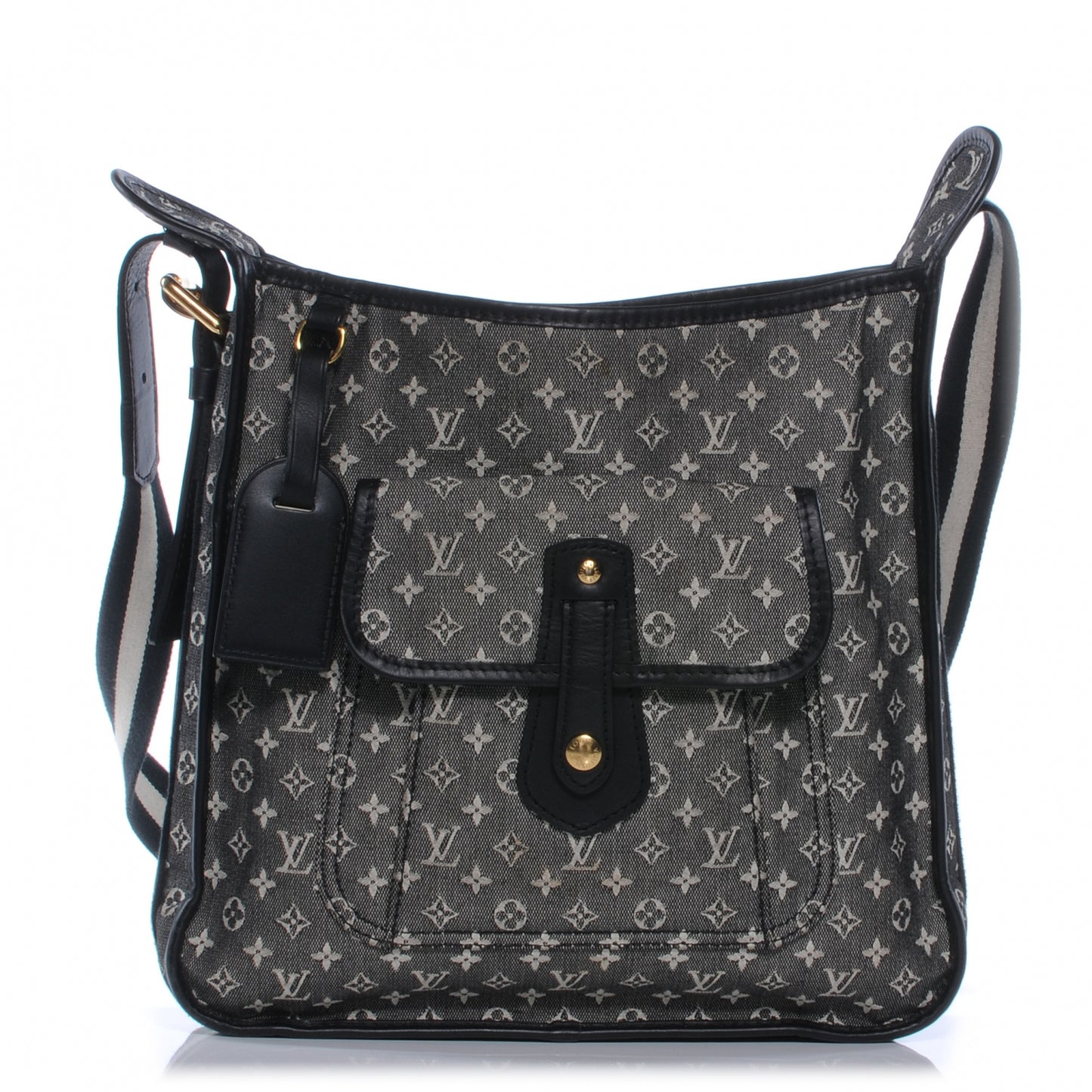 Mini Monogram Besace Mary Kate Black
