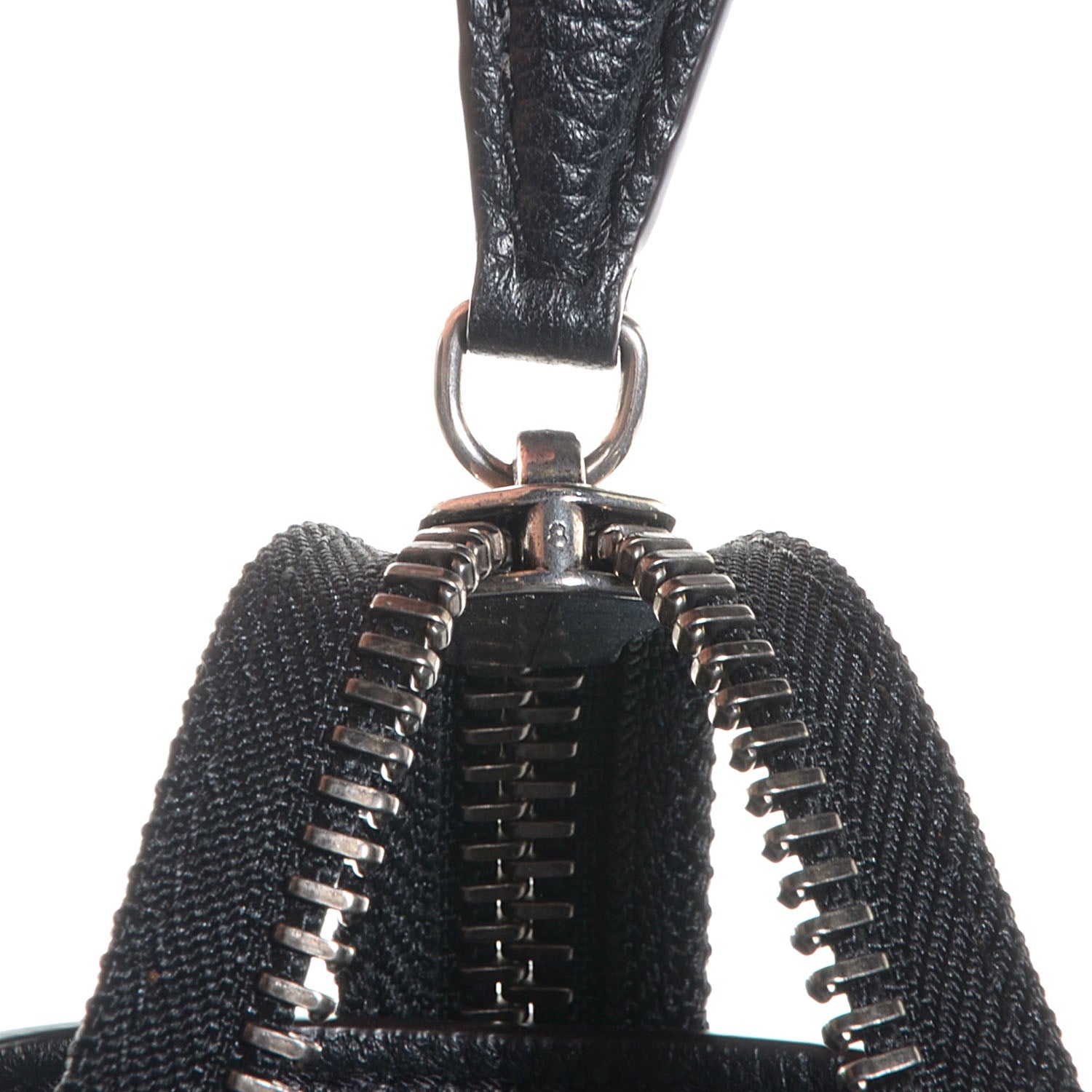 Celine Drummed Calfskin Mini Luggage Black 8 of 9