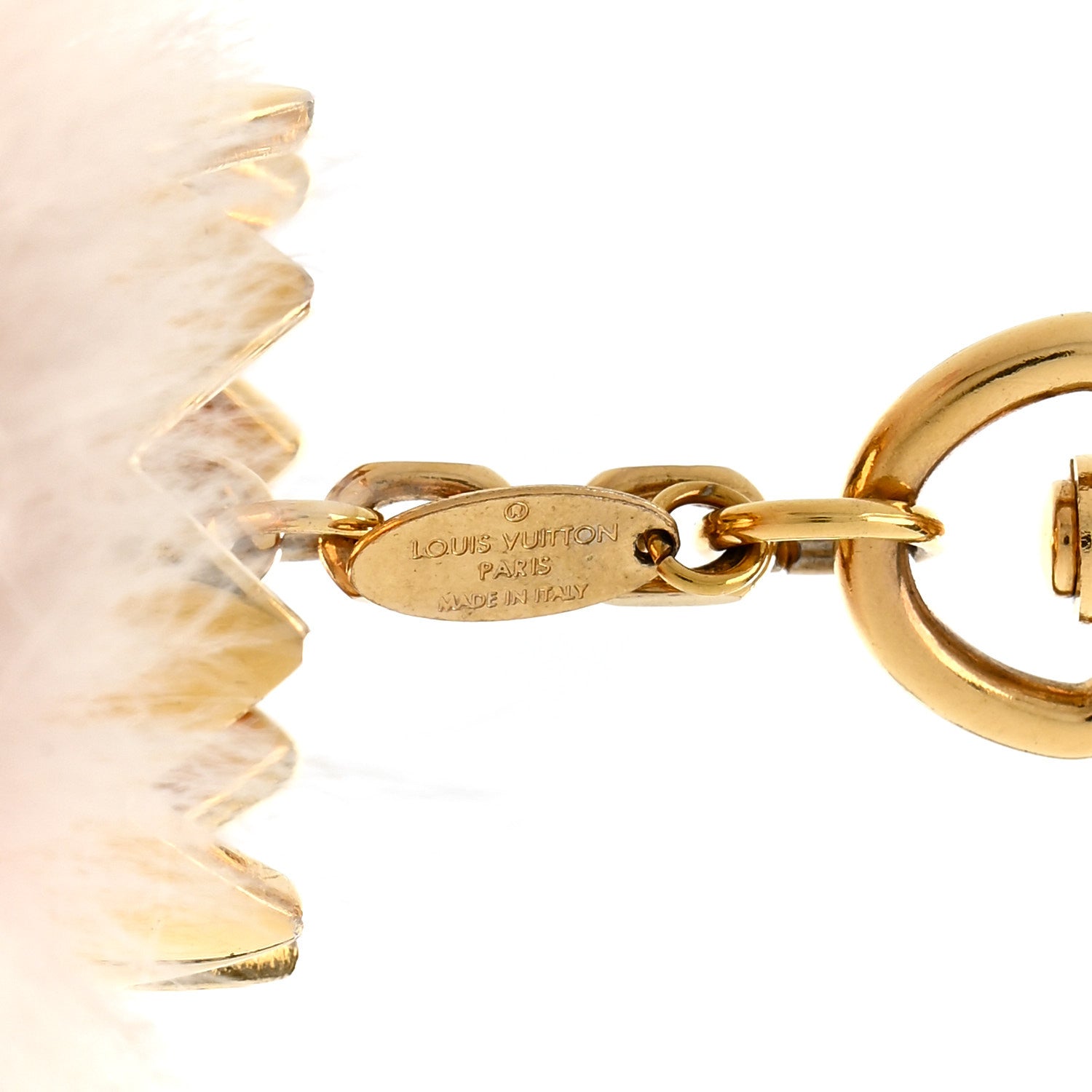 Louis Vuitton Fuzzy Bubble Bag Charm Light Pink 4 of 6
