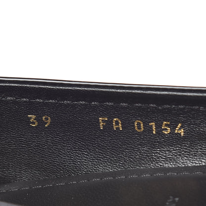 Louis Vuitton Patent Calfskin Oxford Ballerina Flats 39 Black 9 of 10