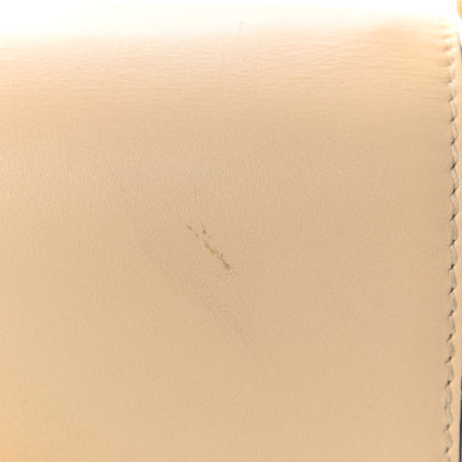 Chloe Calfskin Crocodile Embossed Mini C Double Carry Blondie Beige Autumnal Brown 11 of 11