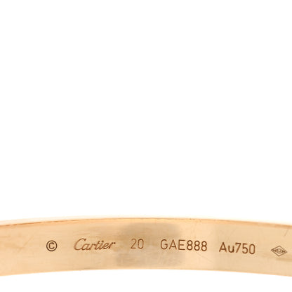 Cartier 18K Yellow Gold LOVE Bracelet 20 3 of 7
