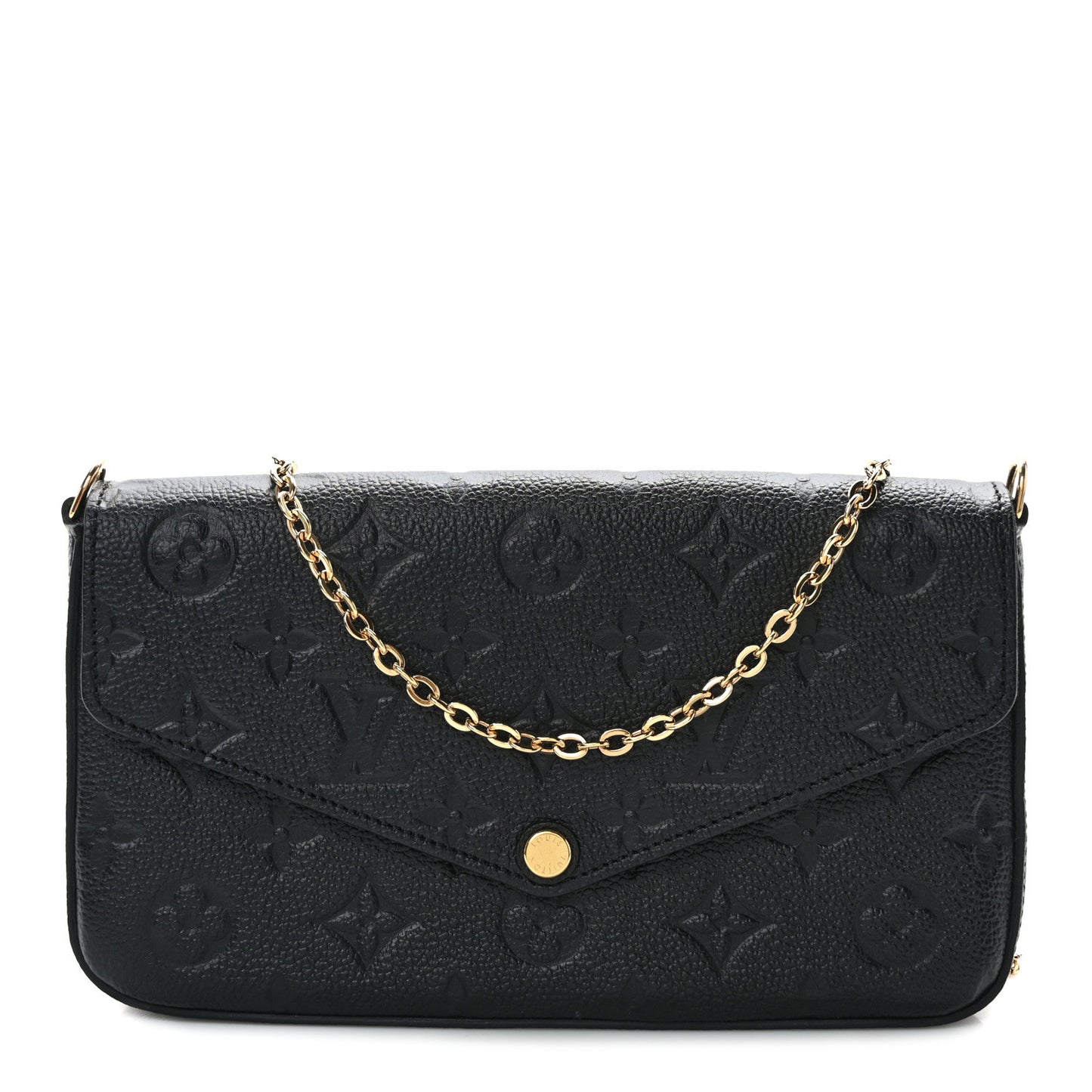 Empreinte Pochette Felicie Chain Wallet Black