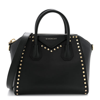 Givenchy Smooth Calfskin Small Studded Antigona Black 1 of 16
