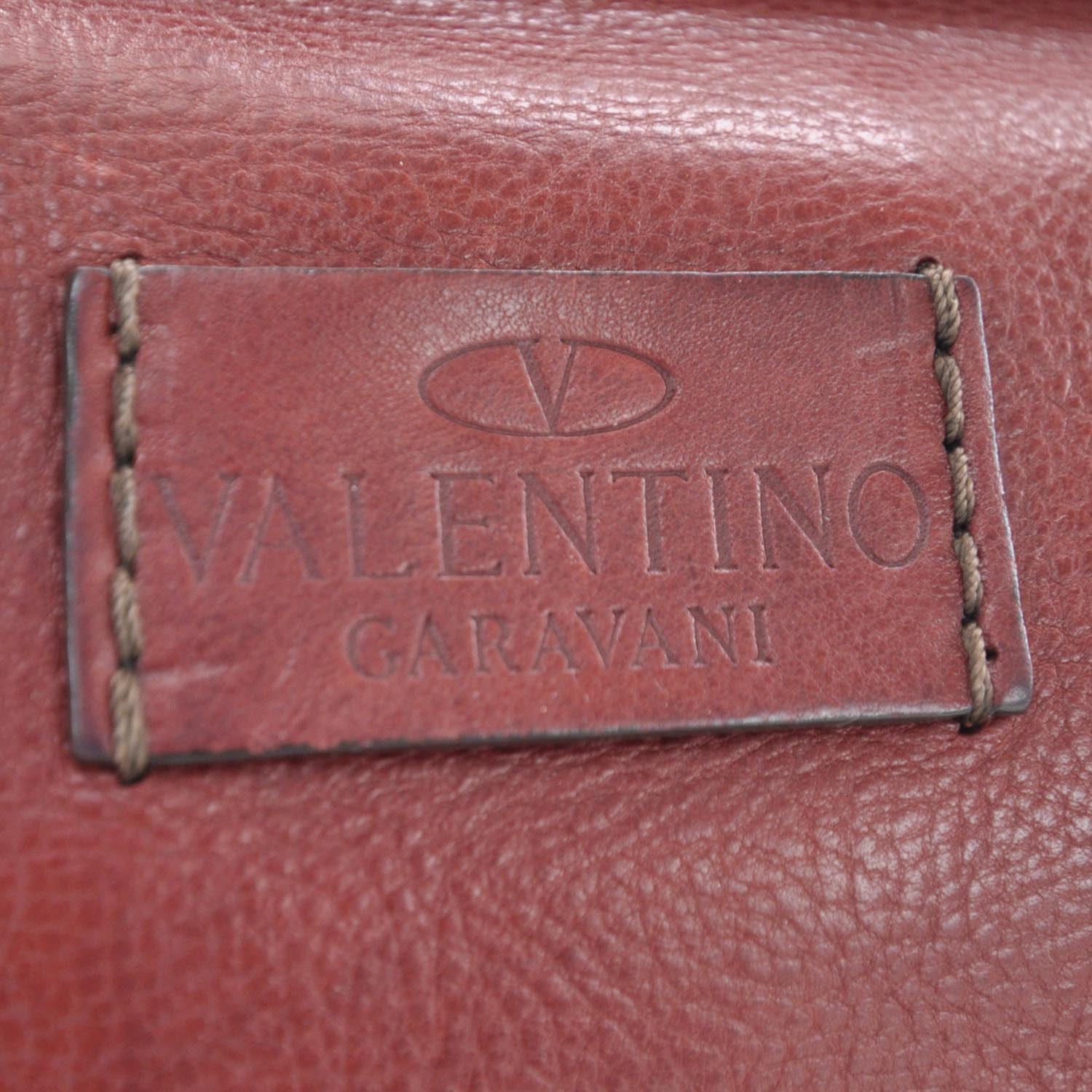 Valentino Garavani Leather Large Histoire Red 7 of 10