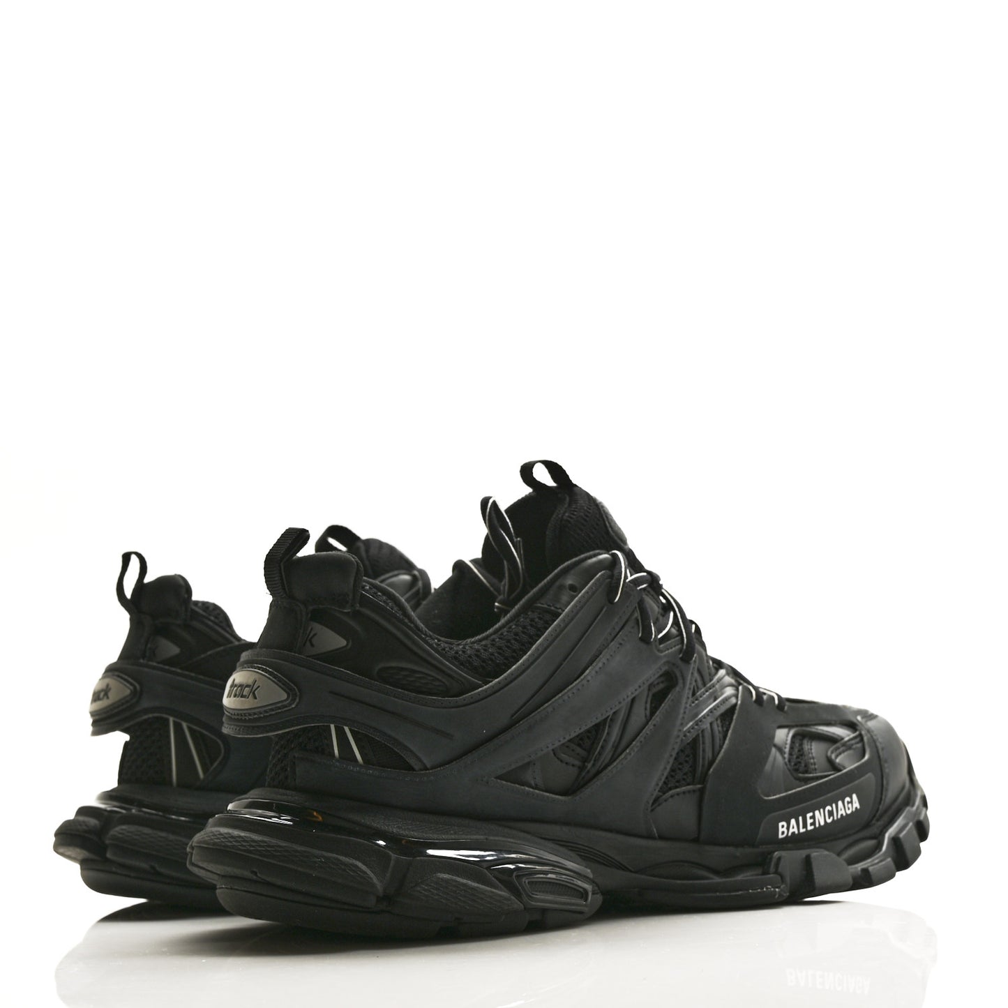 Mesh Nylon Mens Track Sneakers 44 Black