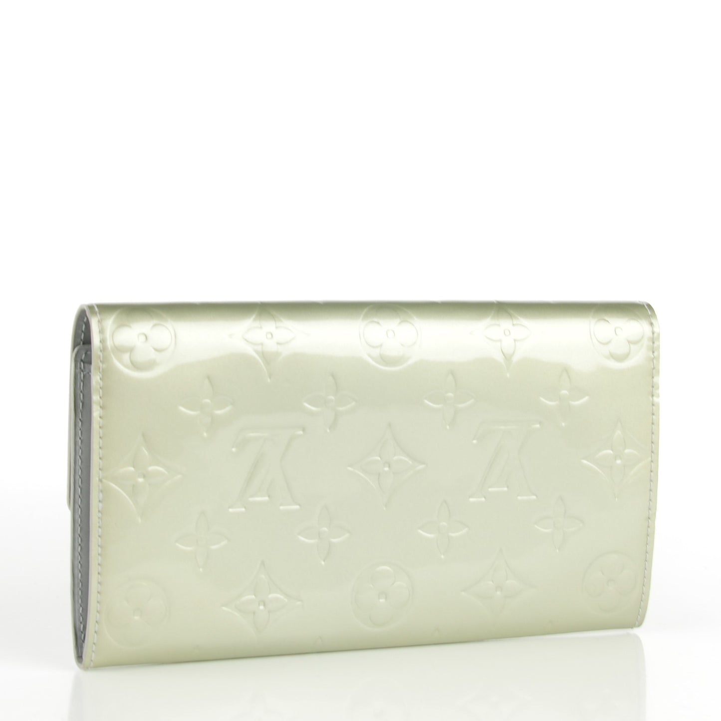 Vernis Pochette Porte-Monnaie Credit Wallet Silver