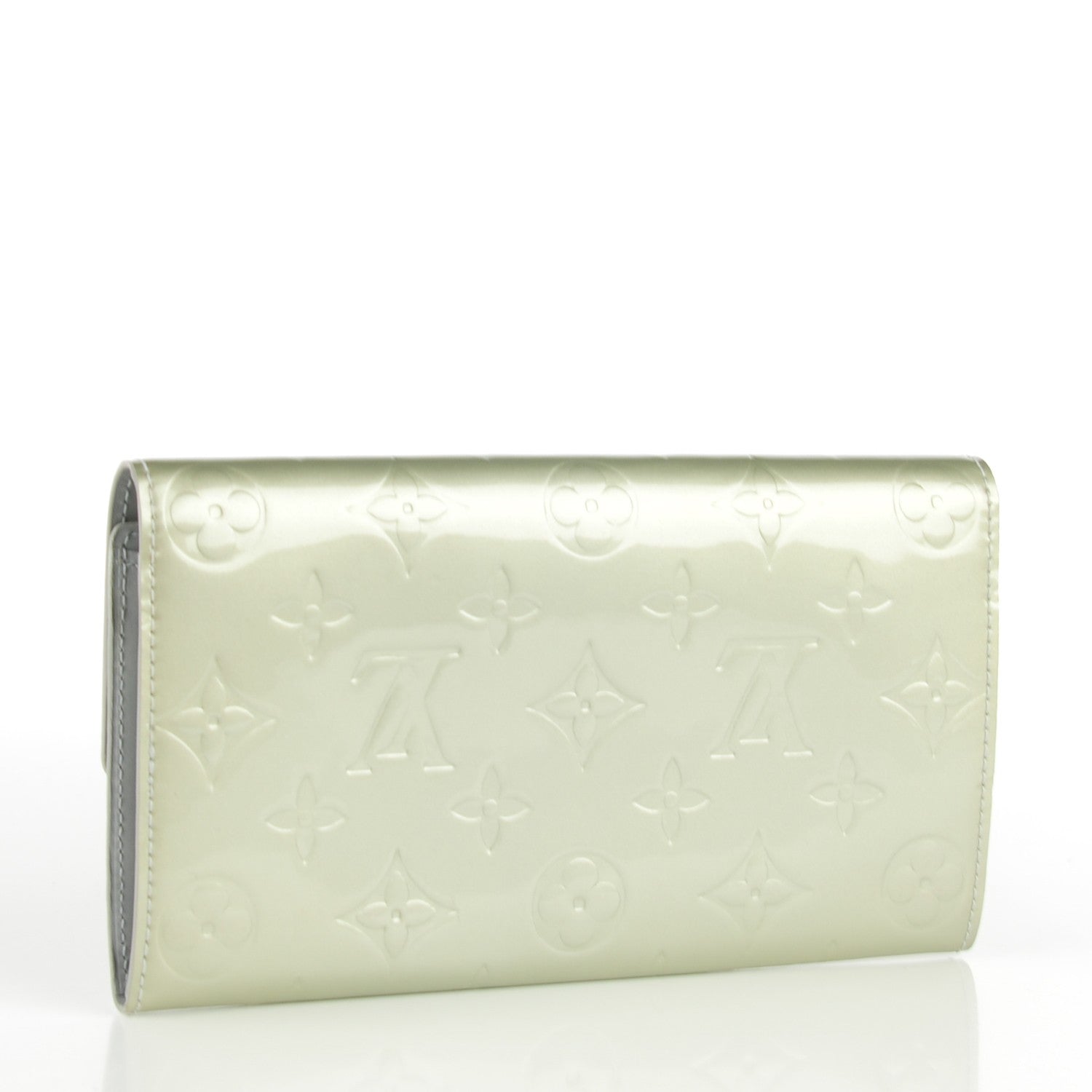 Louis Vuitton Vernis Pochette Porte-Monnaie Credit Wallet Silver 4 of 8