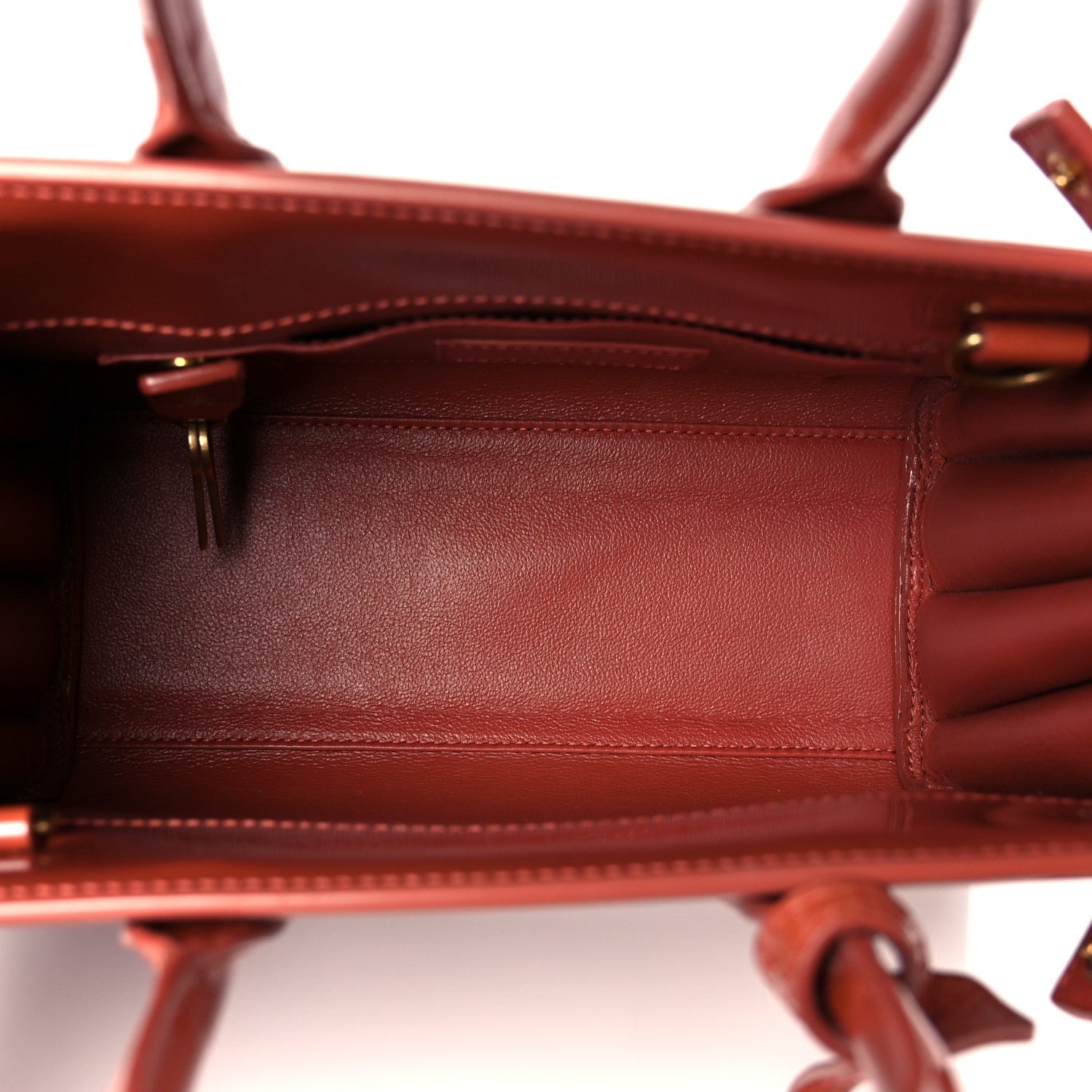 Saint Laurent Patent Nano Sac de Jour Mild Rose 5 of 10