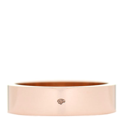 Hermes 18K Rose Gold Diamond PM Kelly Ring 53 6.5 3 of 5