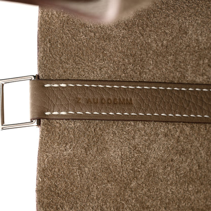 Hermes Taurillon Clemence Picotin Lock 22 MM Etoupe 7 of 11