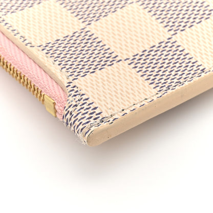 Louis Vuitton Damier Azur Neverfull MM GM Pochette Rose Ballerine 7 of 8
