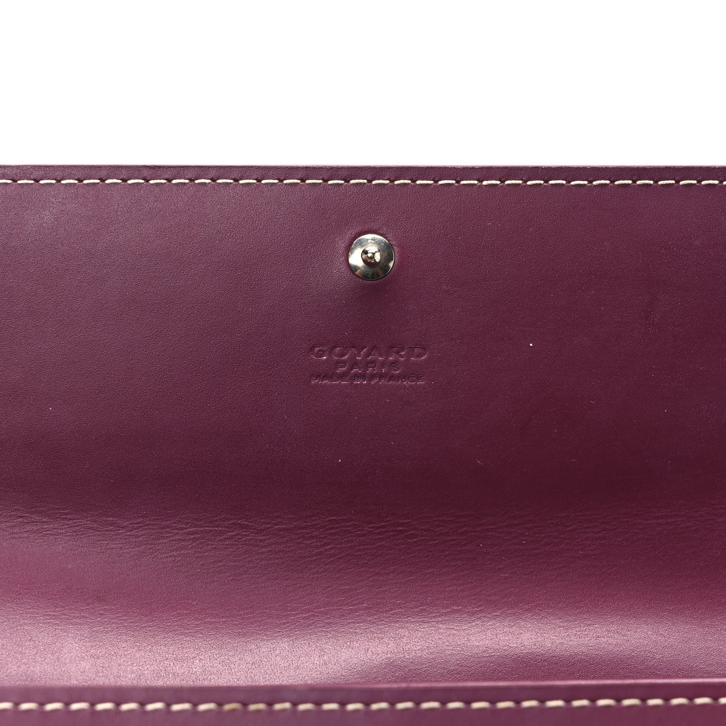 Goyardine Varenne Long Wallet Burgundy