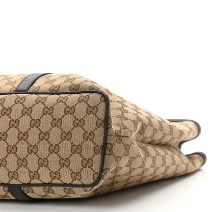 Gucci GG Monogram Large Joy Tote Bag Dark Brown 10 of 12
