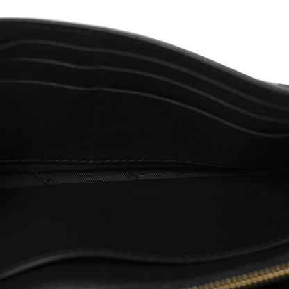 Burberry Grainy Calfskin House Check Henley Wallet On Chain Black 5 of 9