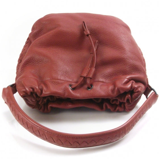 Leather Drawstring Bag