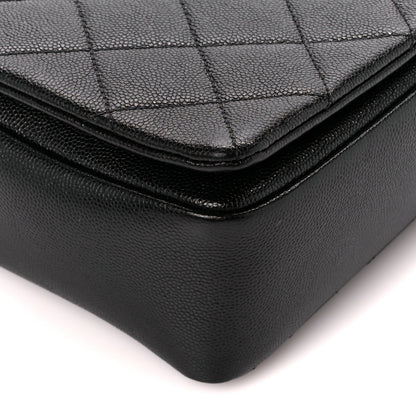 Chanel Caviar Quilted Medium Fashion Therapy Flap Bag Black 10 of 12